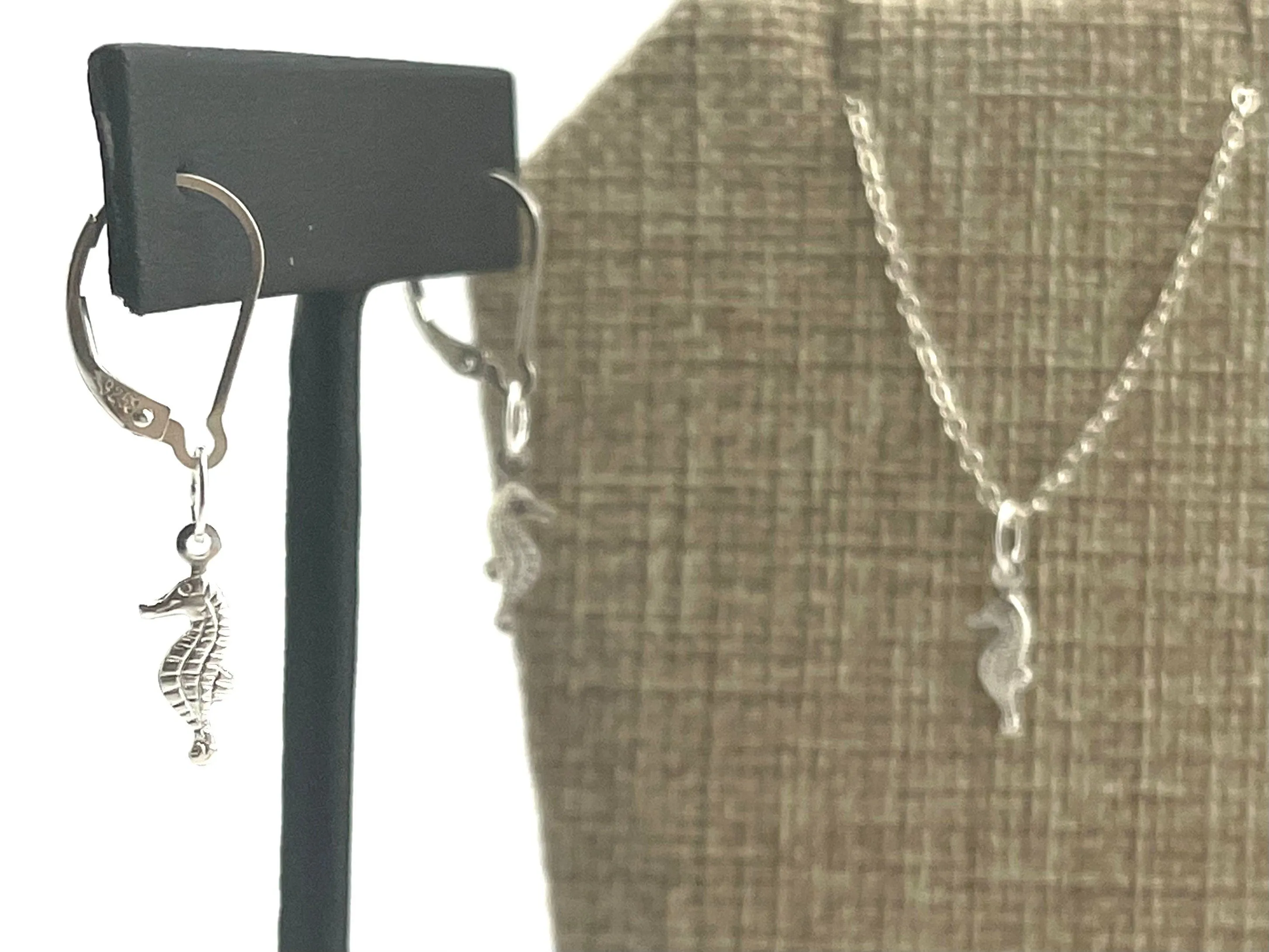 Sterling Silver Seahorse Charm