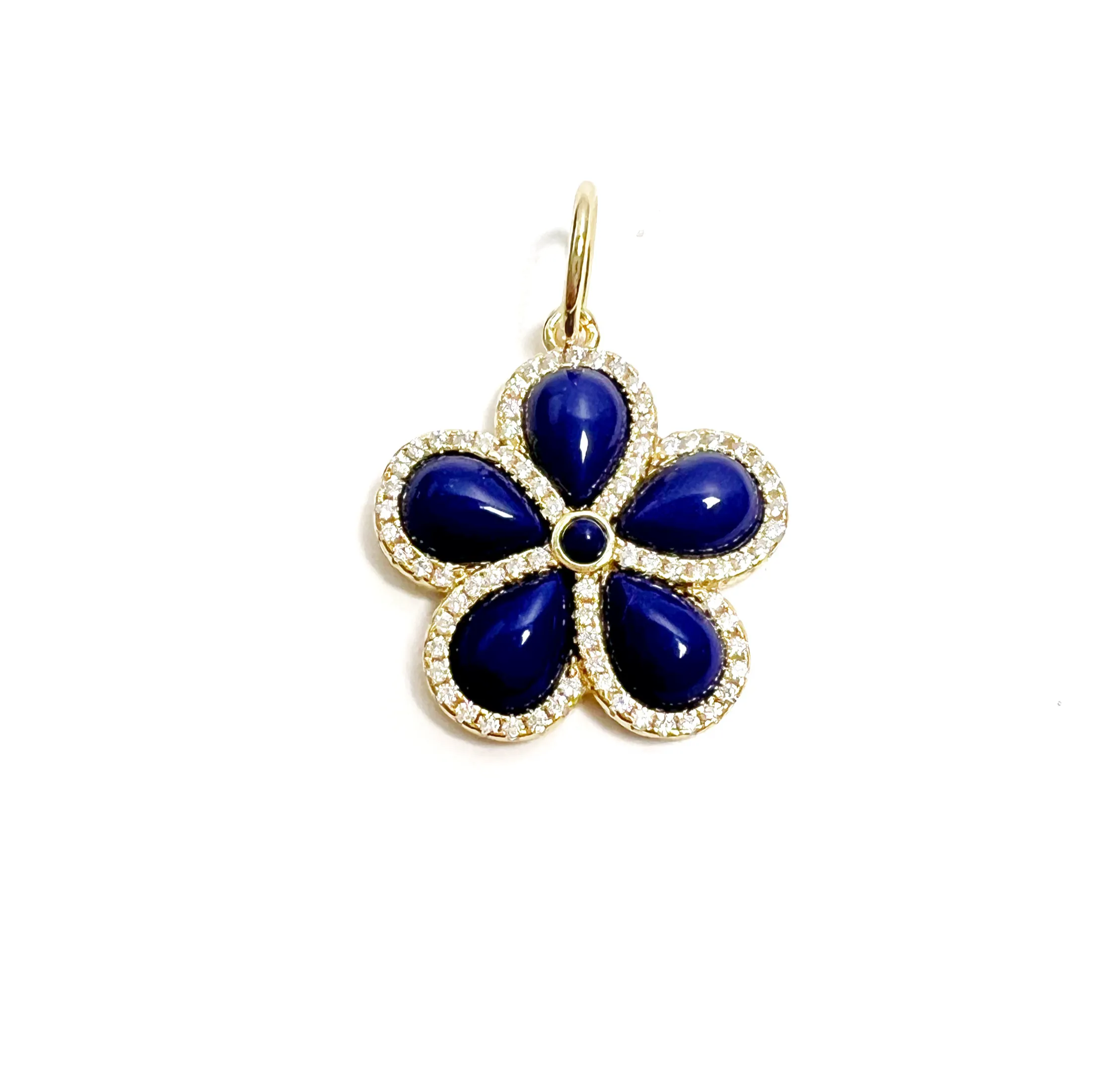Stone Flower Pendant