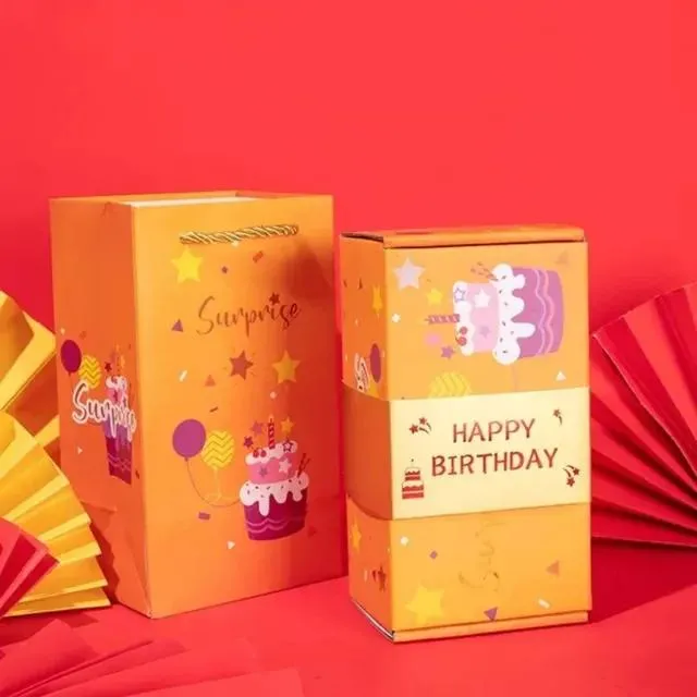 Surprise Box Gift Box¡ªCreating The Most Surprising Gift Gift Surprise Bounce Box Creative Bounce Box Diy Folding Paper Box