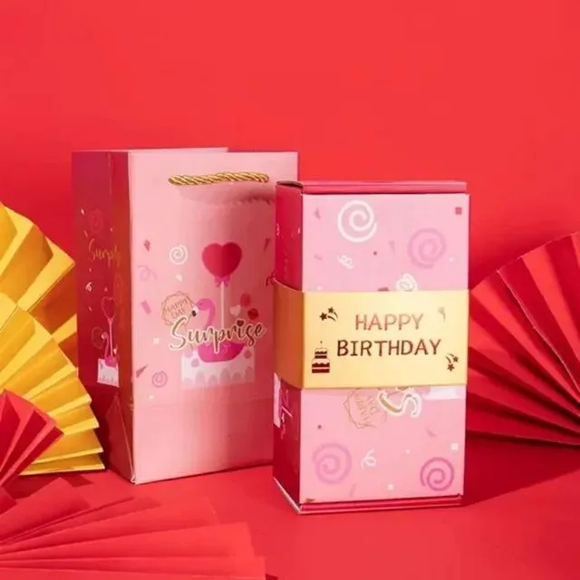Surprise Box Gift Box¡ªCreating The Most Surprising Gift Gift Surprise Bounce Box Creative Bounce Box Diy Folding Paper Box