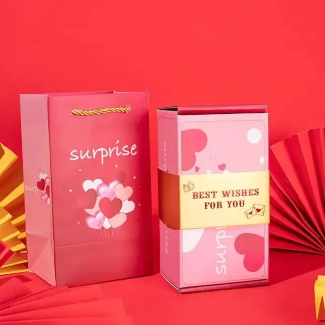 Surprise Box Gift Box¡ªCreating The Most Surprising Gift Gift Surprise Bounce Box Creative Bounce Box Diy Folding Paper Box