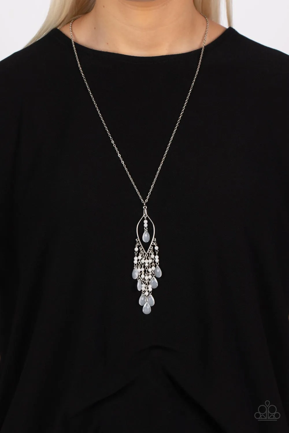 Sweet DREAMCATCHER - White (Pearl/Teardrop Bead) Necklace