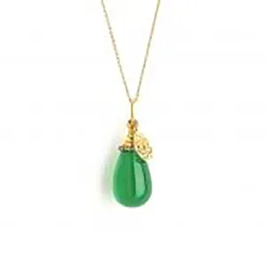 Syna Chalcedony Drop Pendant