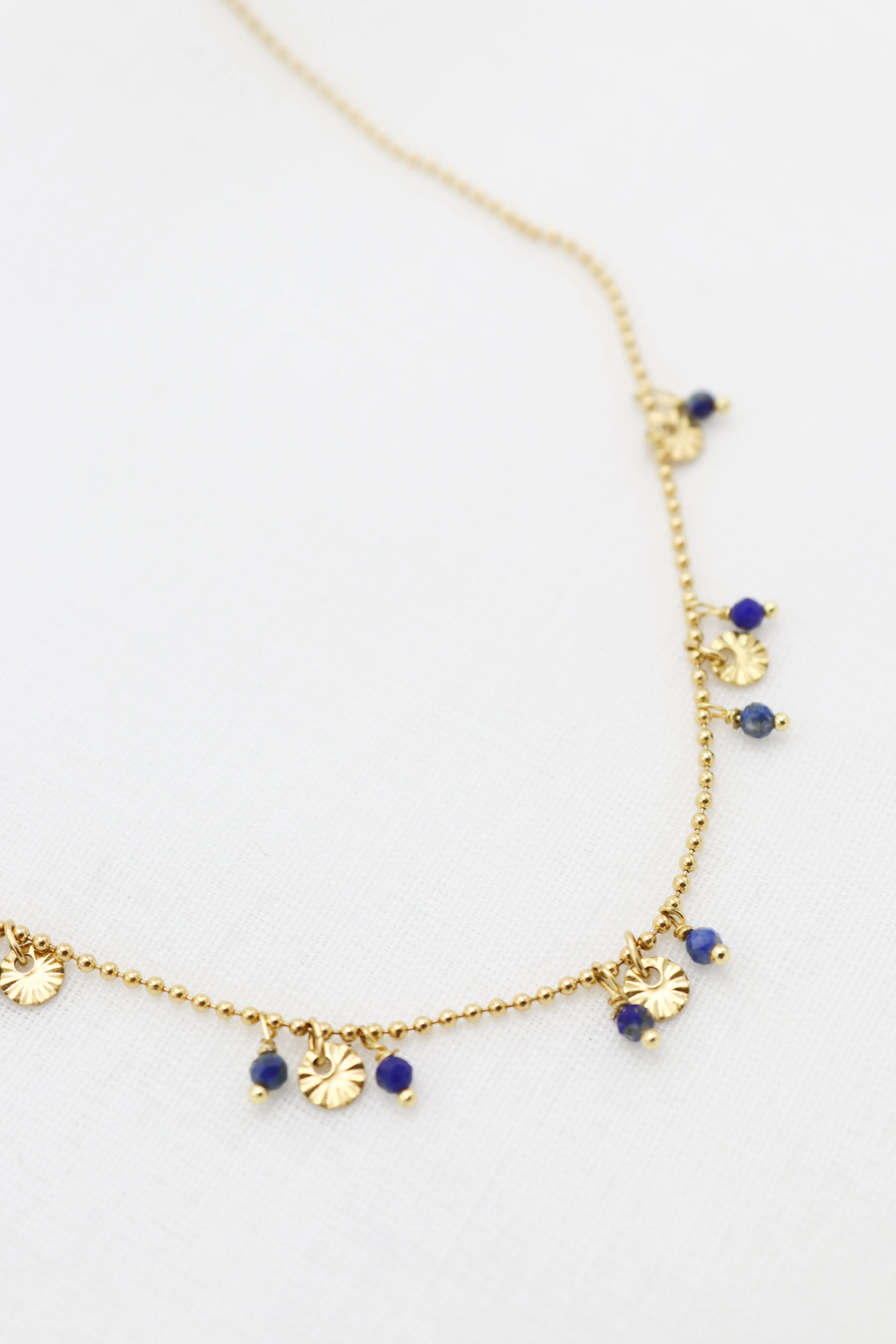 The Blue Semi Precious Stone Necklace