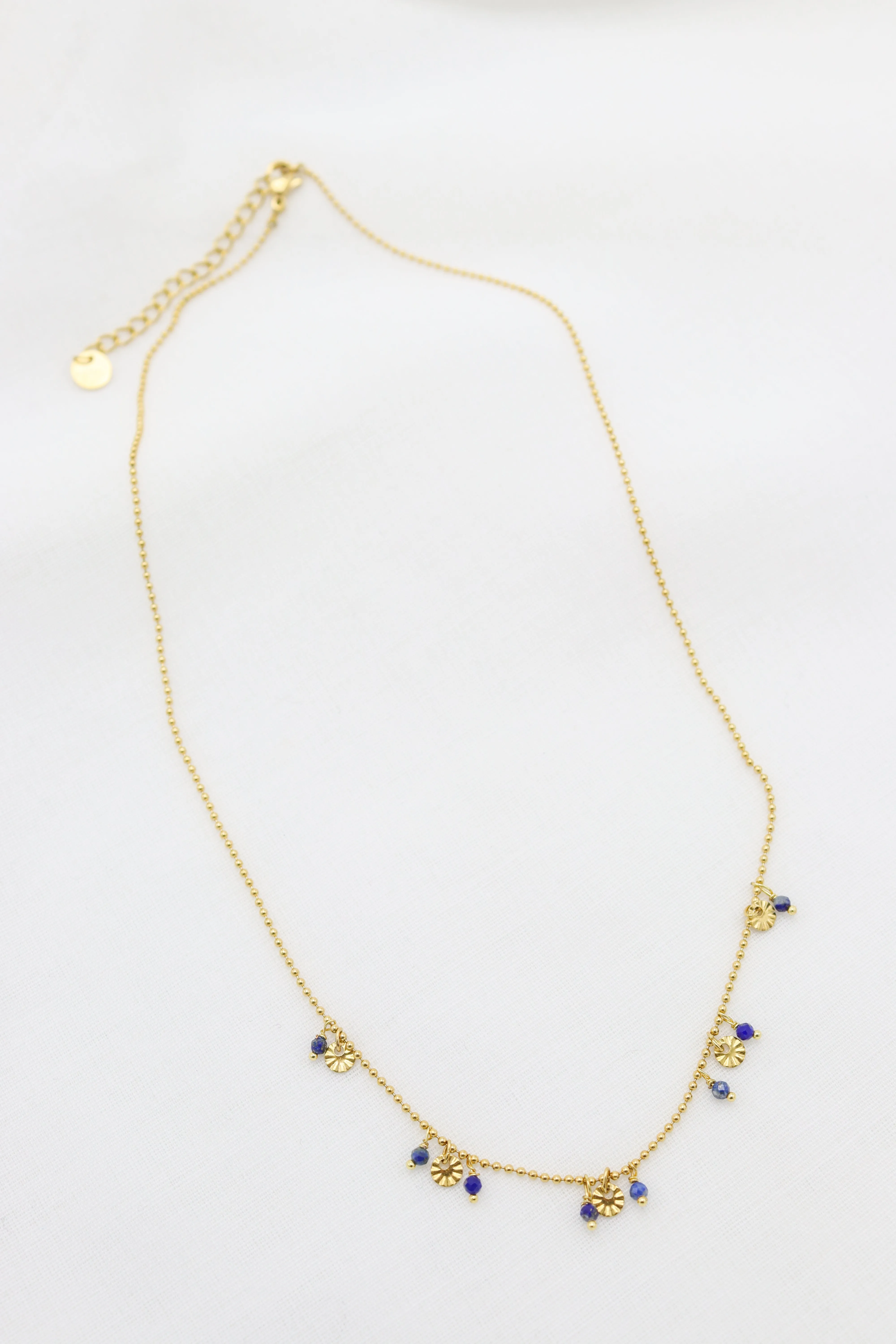The Blue Semi Precious Stone Necklace