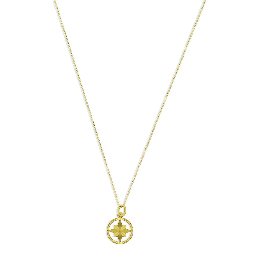 THE  COMPASS STAR PENDANT NECKLACE