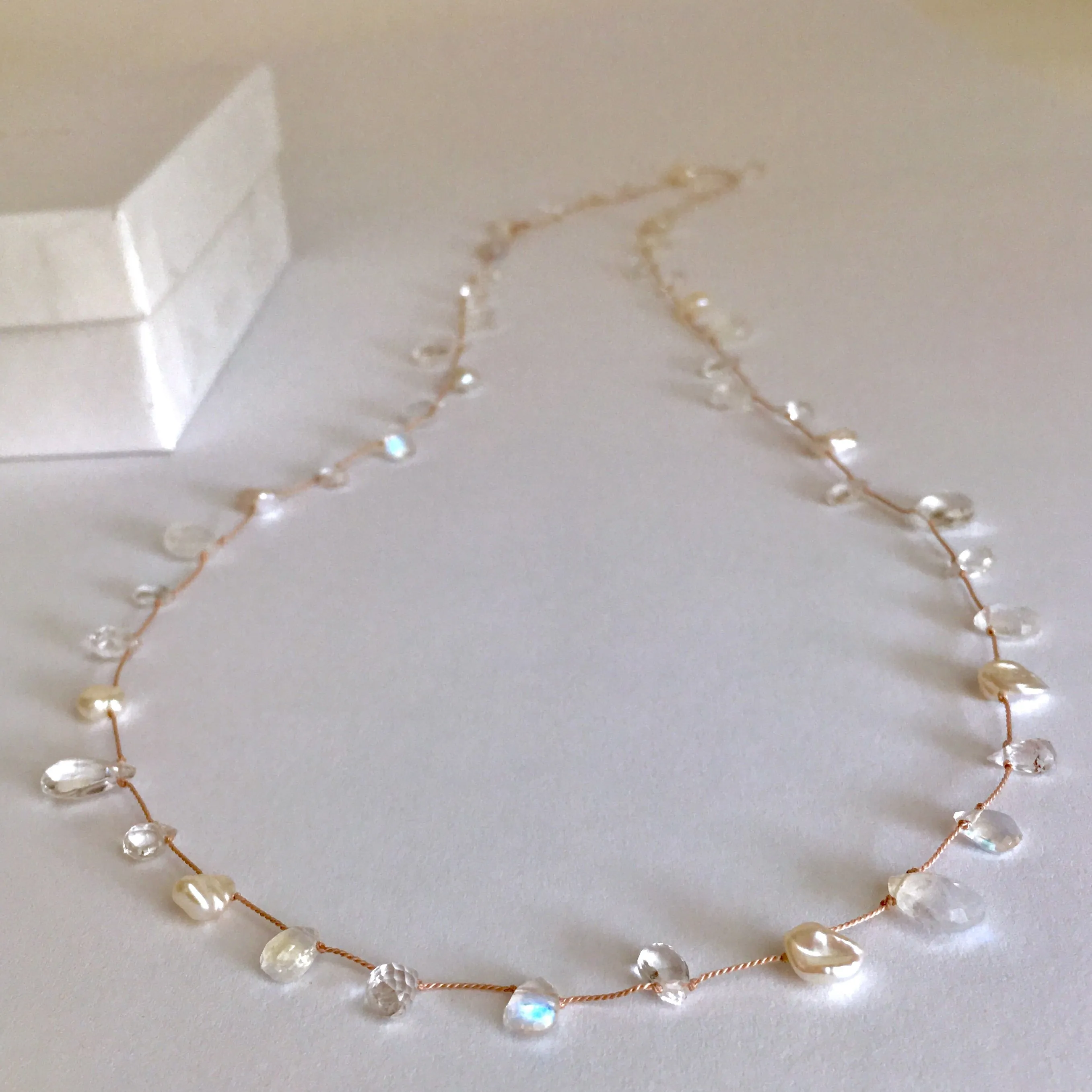 The Floating Mixed Gemstone Necklace - Ethereal Mix