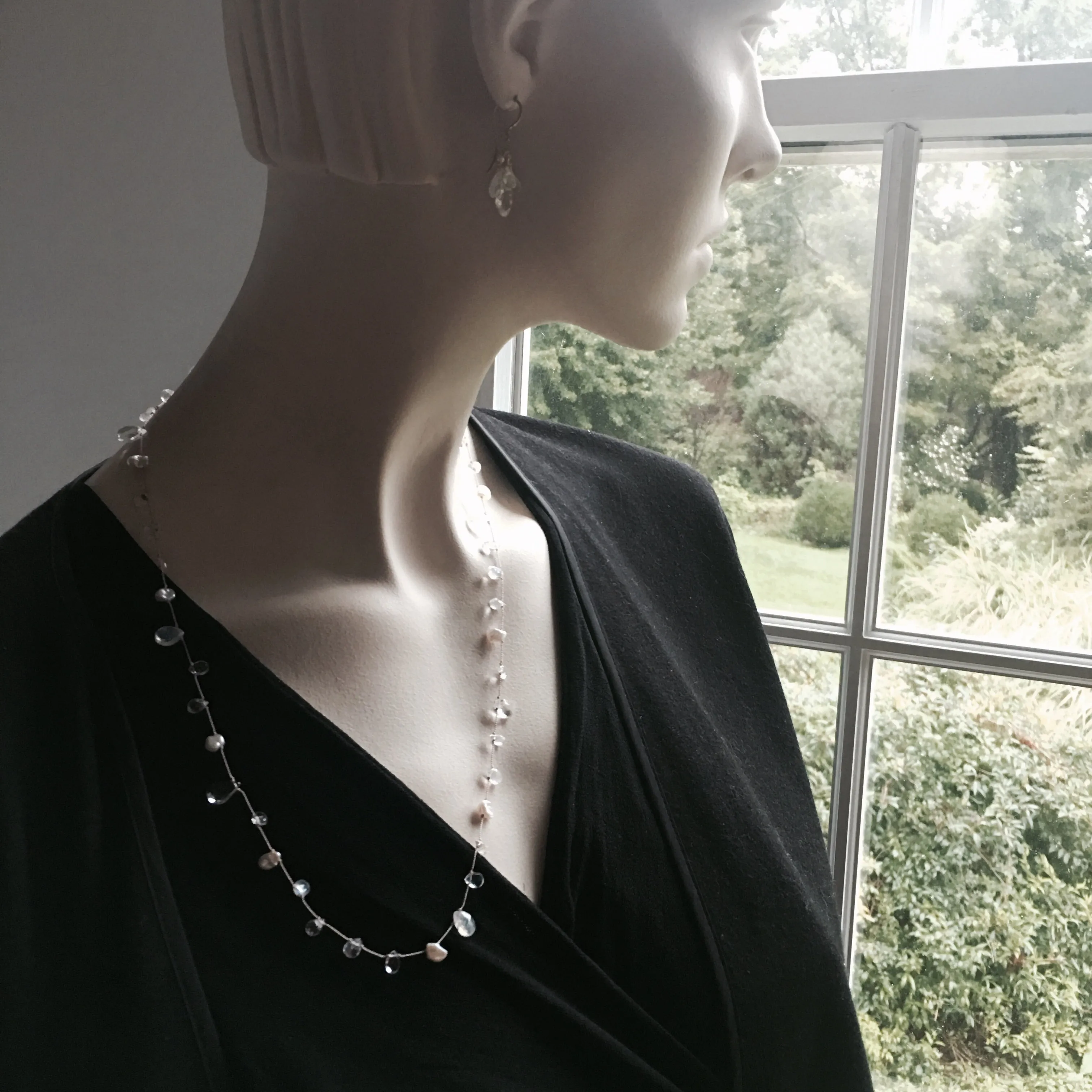 The Floating Mixed Gemstone Necklace - Ethereal Mix
