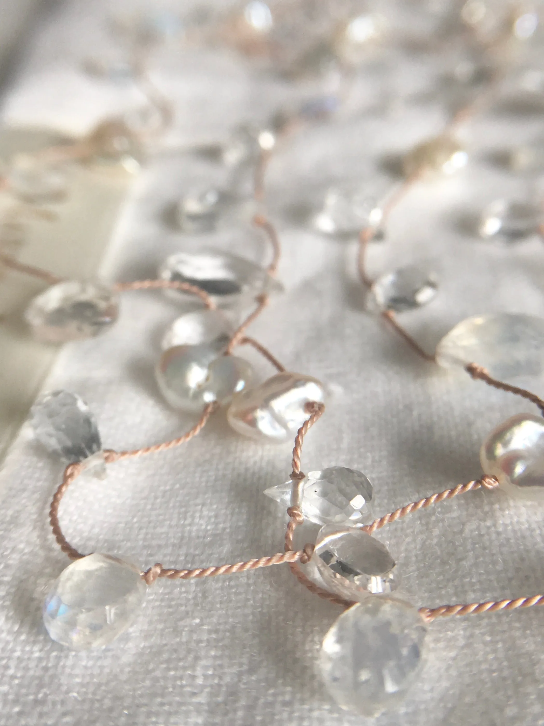 The Floating Mixed Gemstone Necklace - Ethereal Mix