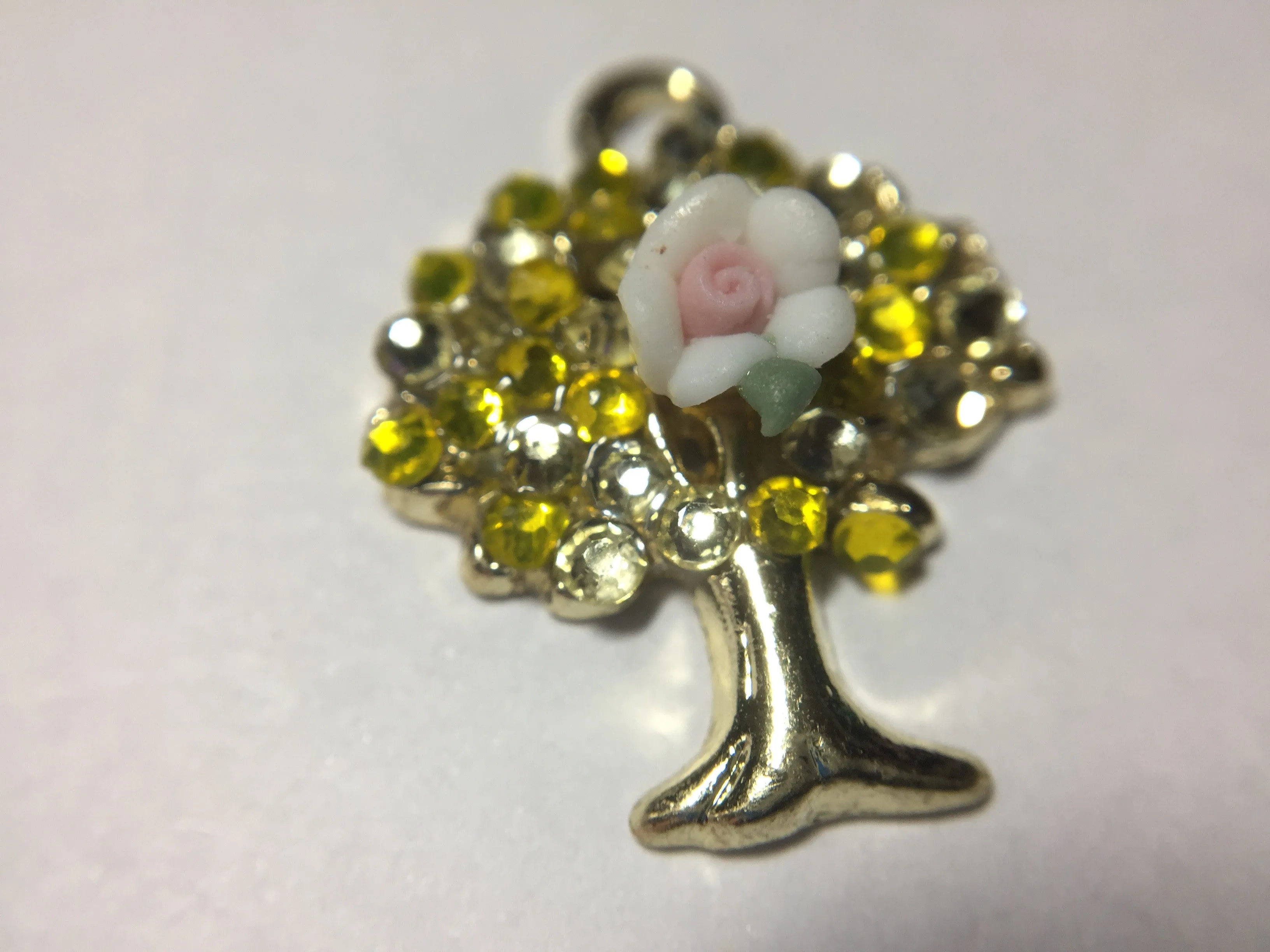THE GIVING TREE - 1 PIECE ENAMEL JEWELRY, DIY CHARM PENDANTS