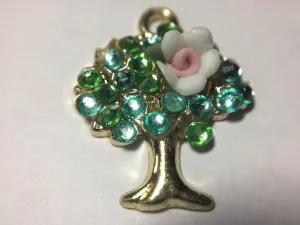 THE GIVING TREE - 1 PIECE ENAMEL JEWELRY, DIY CHARM PENDANTS
