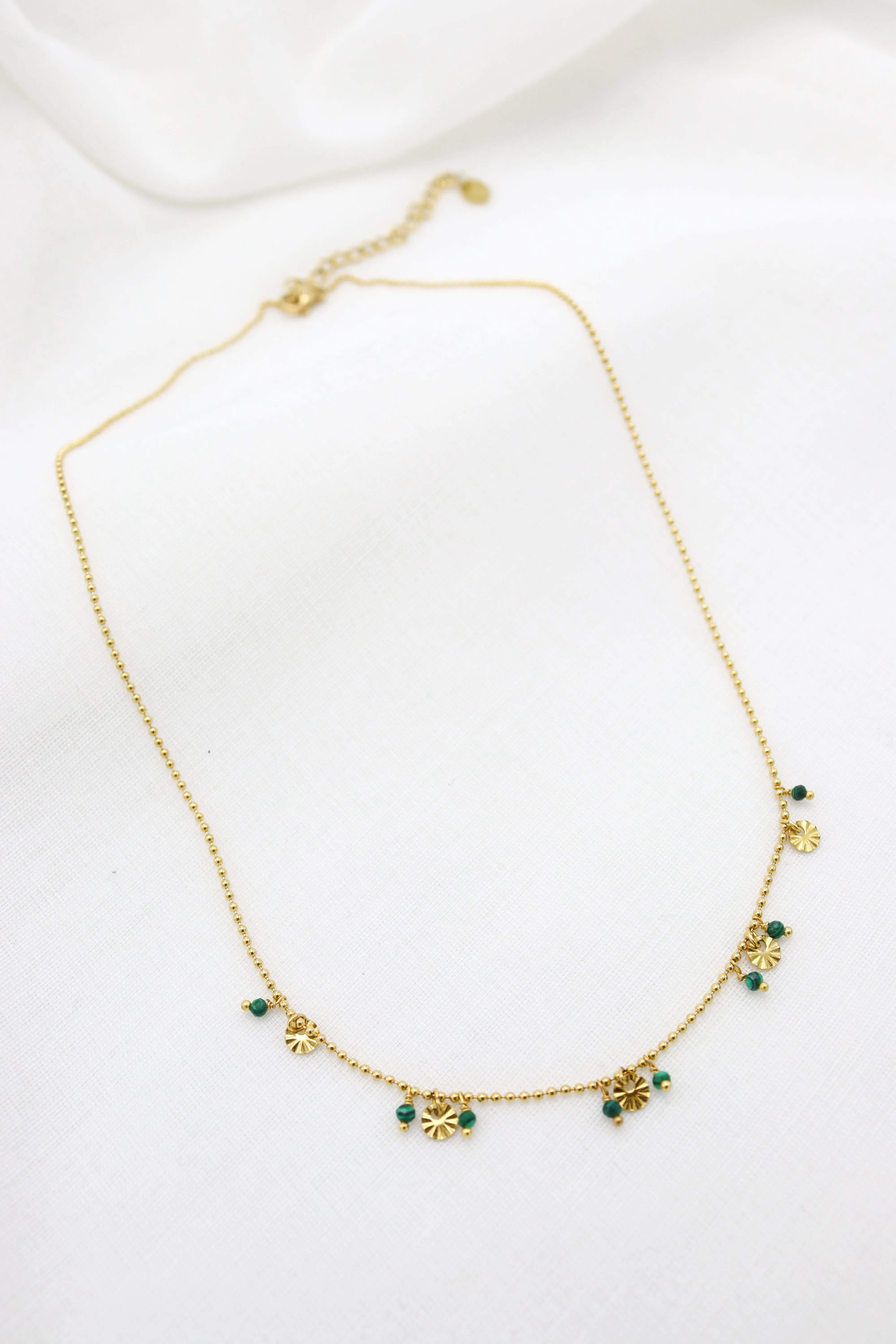 The Green Semi Precious Stone Necklace