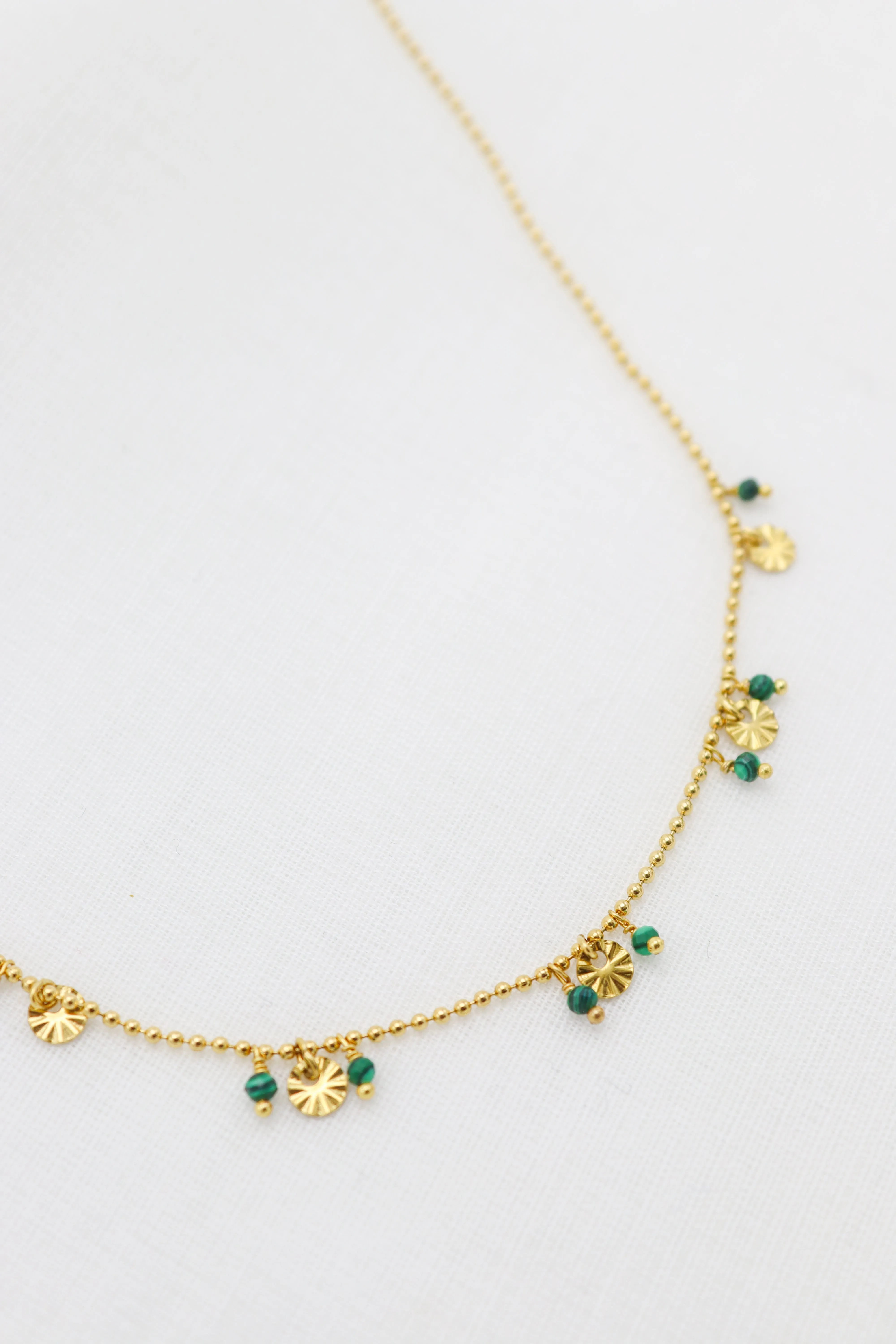 The Green Semi Precious Stone Necklace