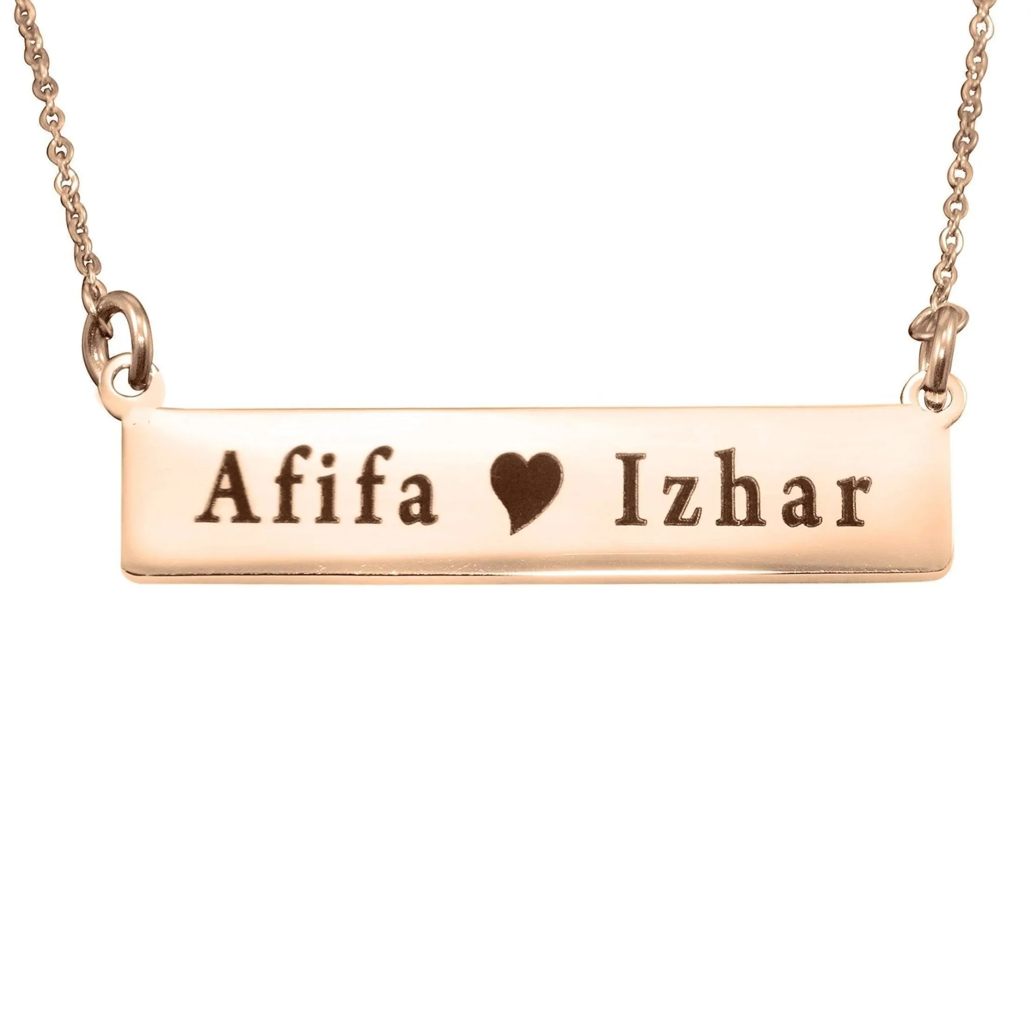 The Jess Name Bar Necklace