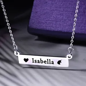 The Jess Name Bar Necklace