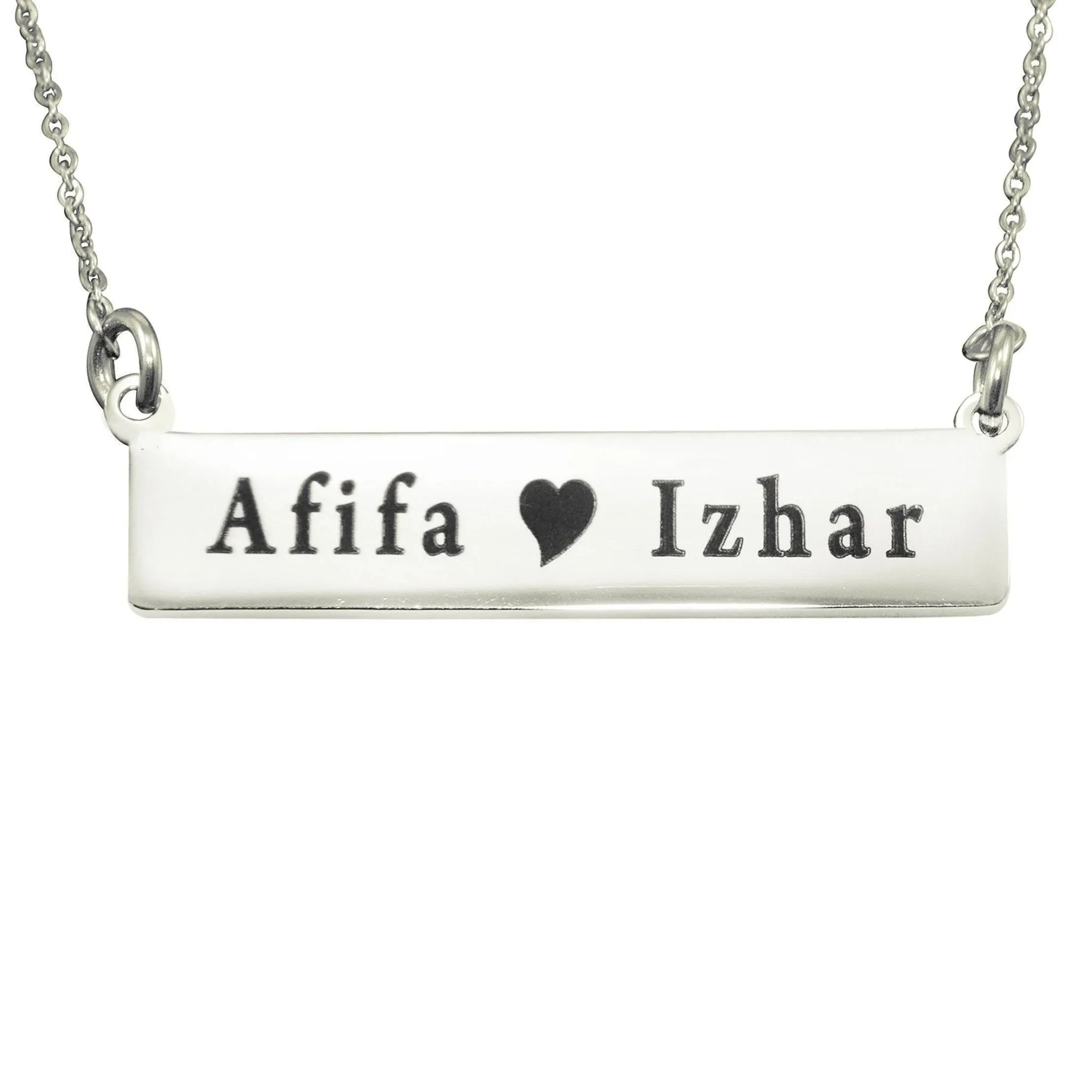 The Jess Name Bar Necklace