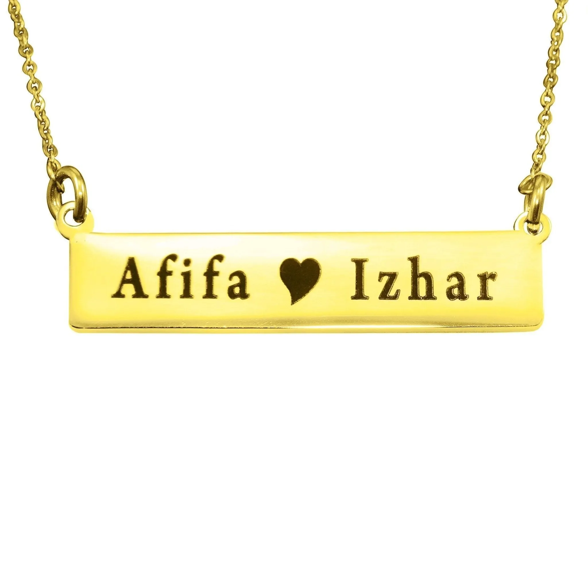 The Jess Name Bar Necklace