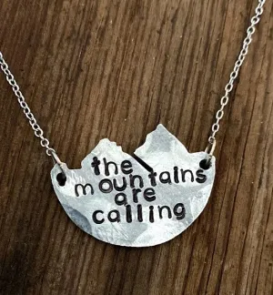 The Mountains Are Calling Necklace