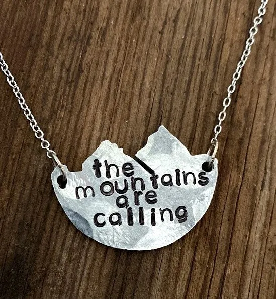 The Mountains Are Calling Necklace