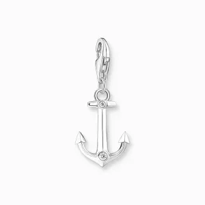 Thomas Sabo Charm Pendant - Anchor with Zirconia