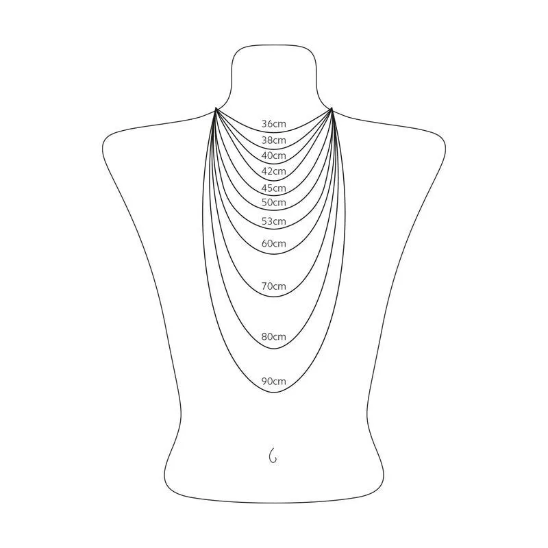 Thomas Sabo Necklace with Black Stones - Silver