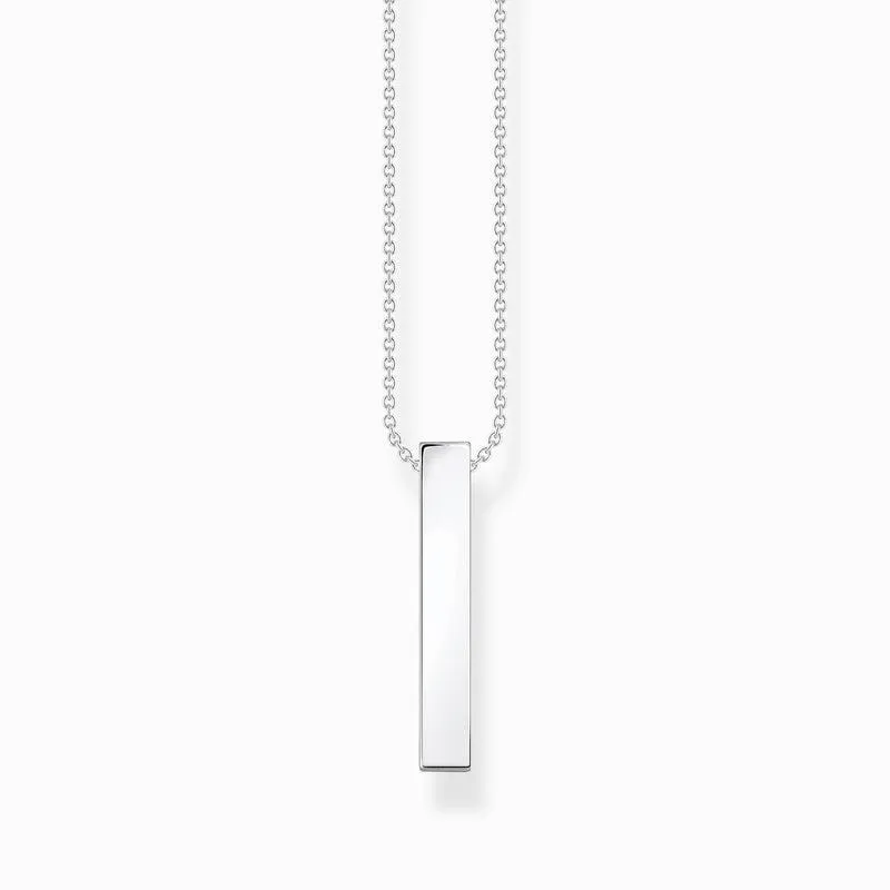 Thomas Sabo Necklace with Black Stones - Silver