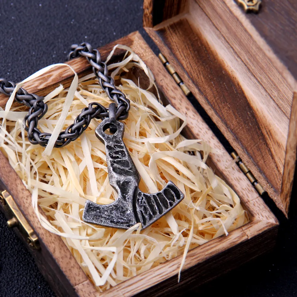 THOR'S HAMMER NECKLACE - HAND FORGED