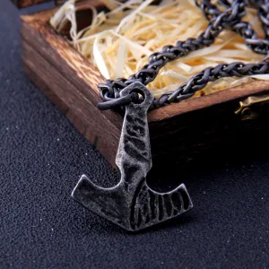 THOR'S HAMMER NECKLACE - HAND FORGED