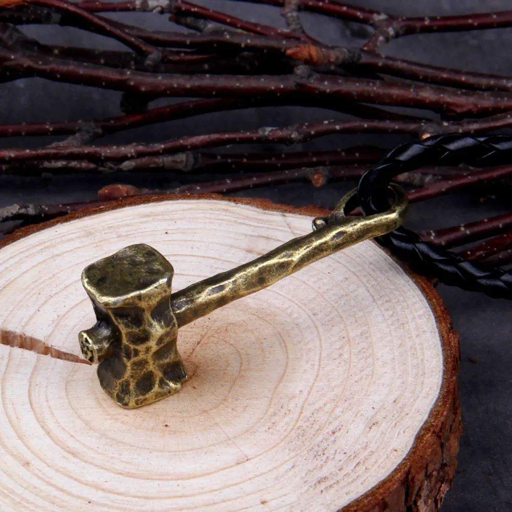 THOR'S HAMMER NECKLACE - ROBUST GOLD