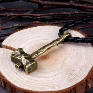 THOR'S HAMMER NECKLACE - ROBUST GOLD