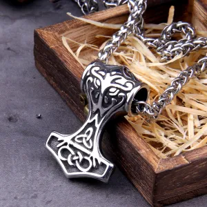 THOR'S HAMMER NECKLACE - TRISKEL