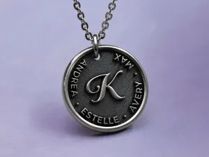 TITANIUM Women's Family Necklace
