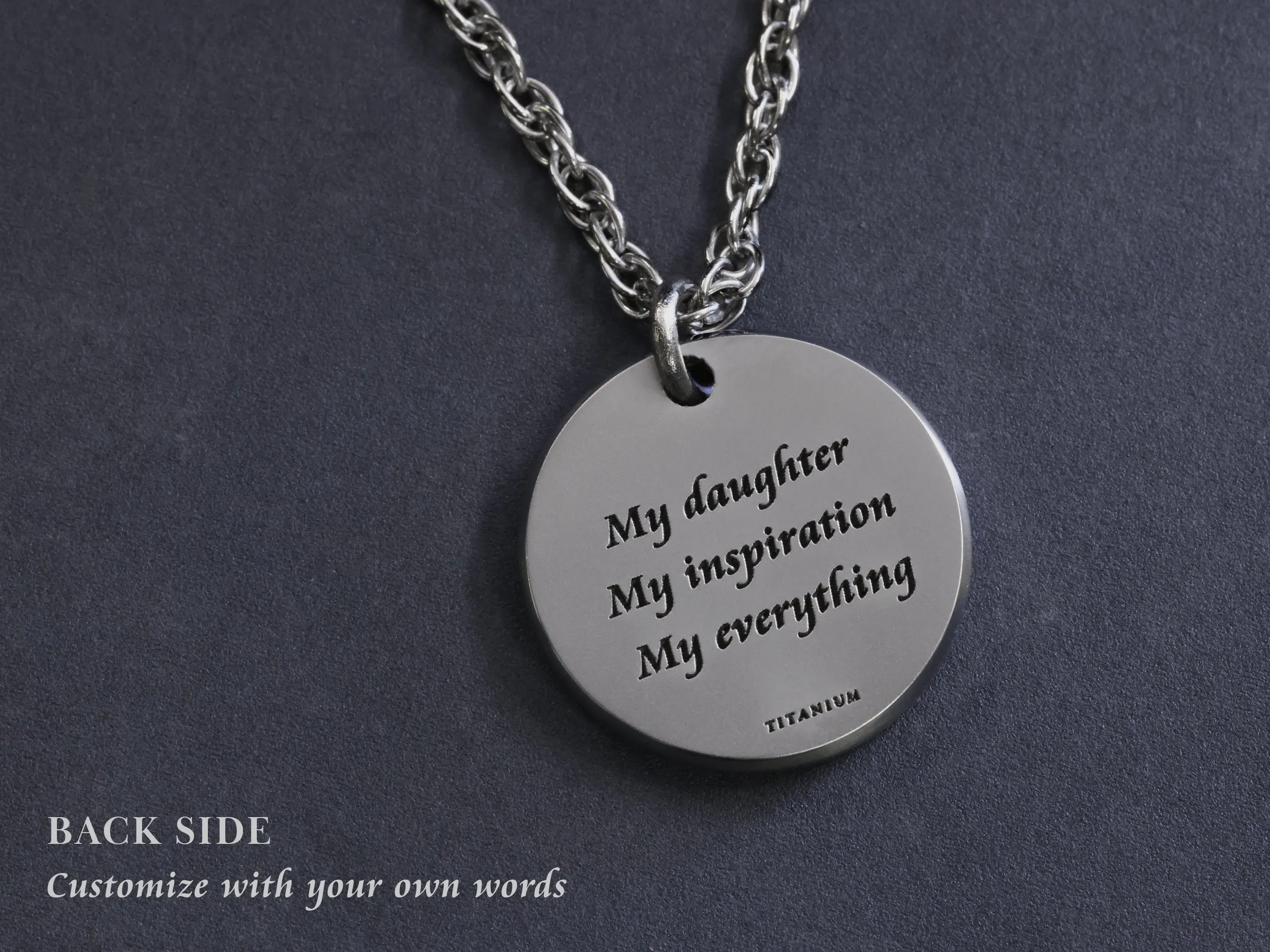 TITANIUM Women's Family Necklace