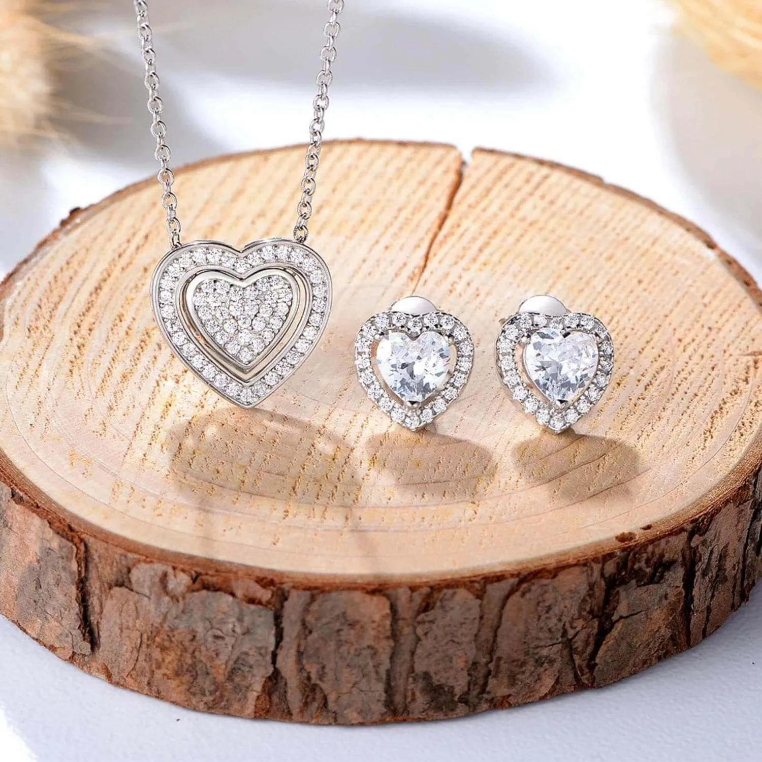 To my Beautiful Aunt - 3 in 1 Necklace -  Sterling Silver Trinity Necklace - Aunt3