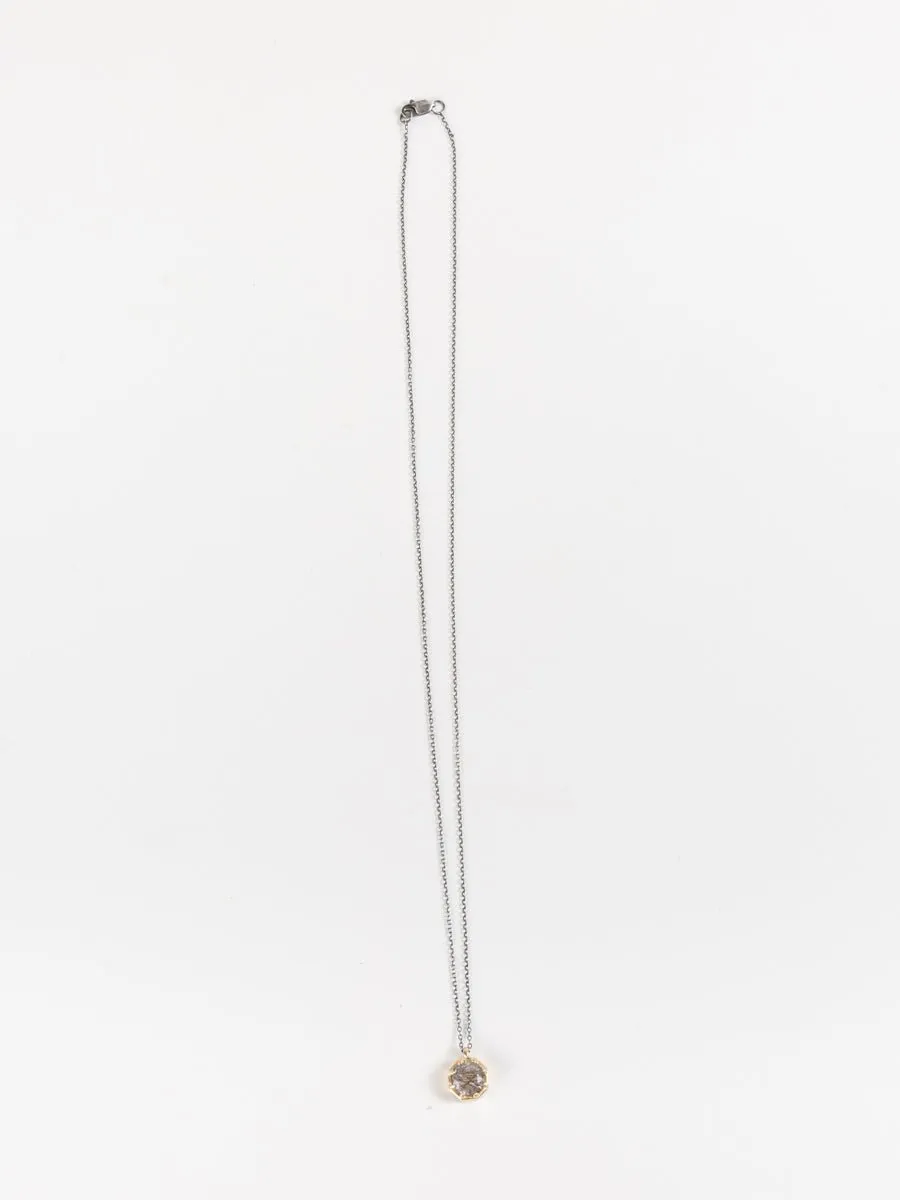 tourmalated quartz necklace