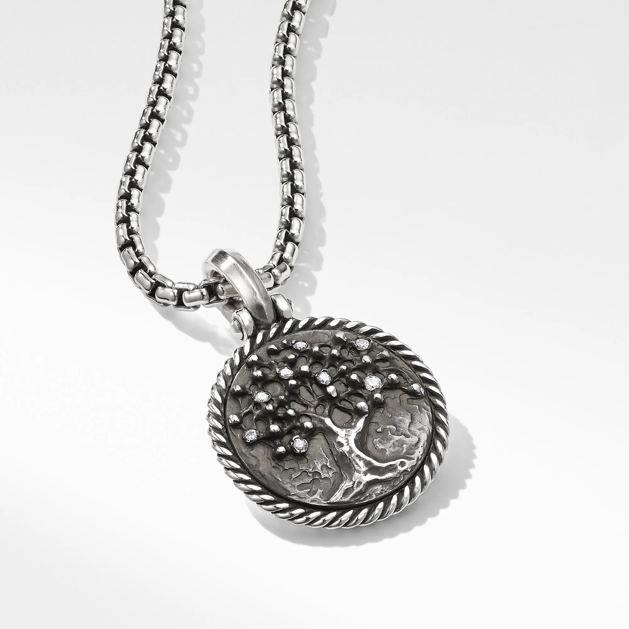 Tree of Life Amulet with Diamonds