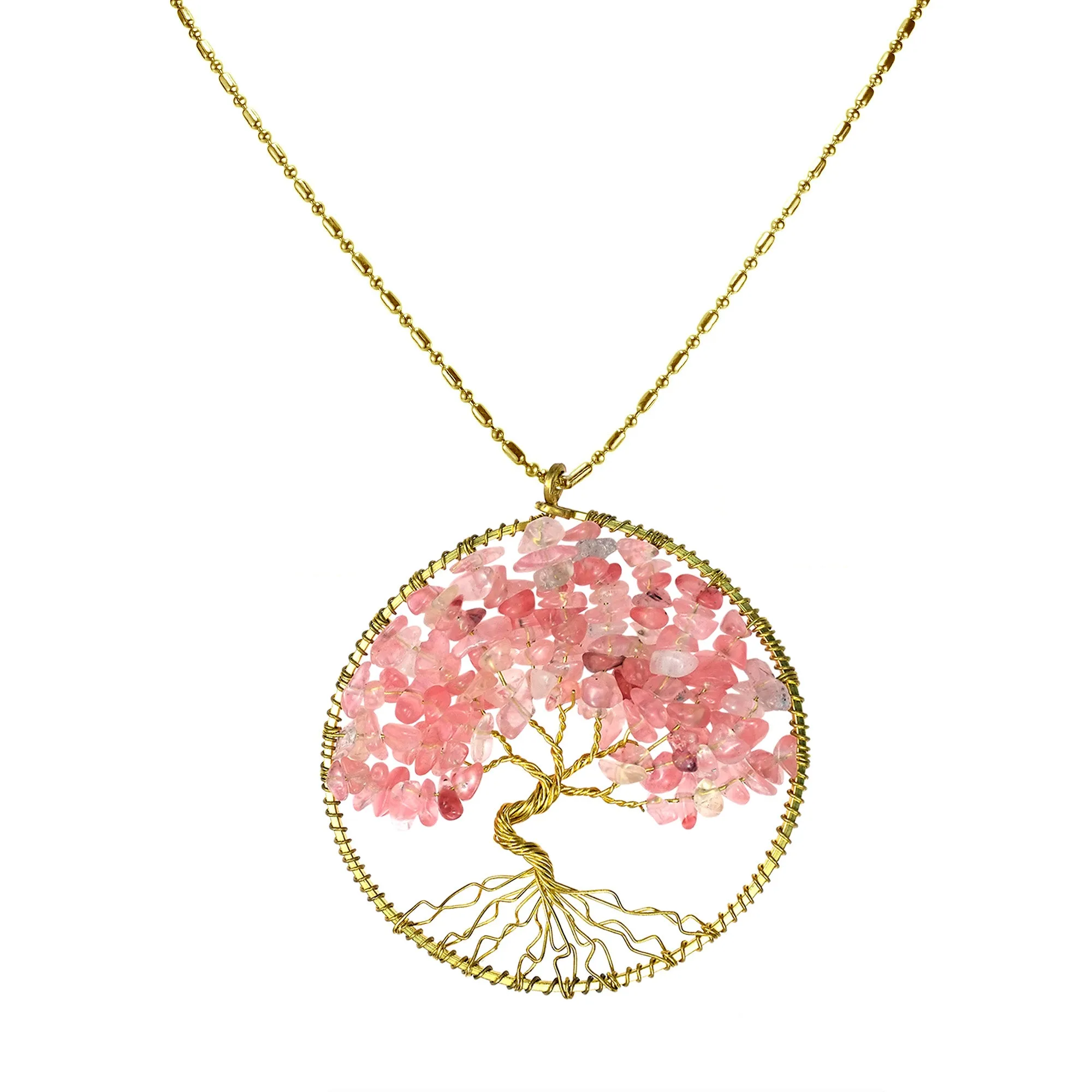 Tree of Life Breast Cancer Necklace
