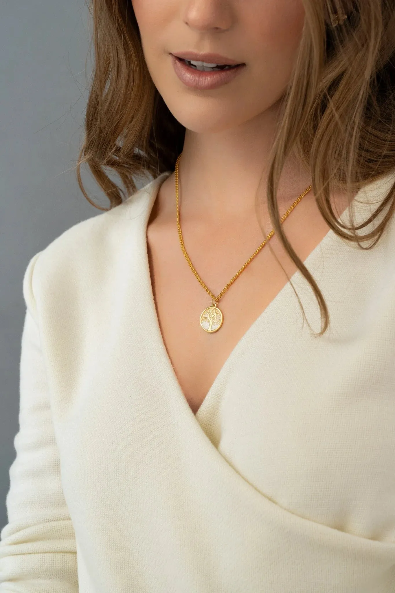 Tree of Life Necklace Set   Earrings