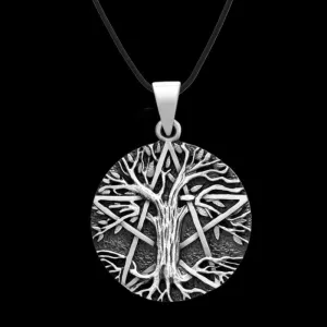 Tree Of Life Neo-Pagan Pendant 925 Streling Silver