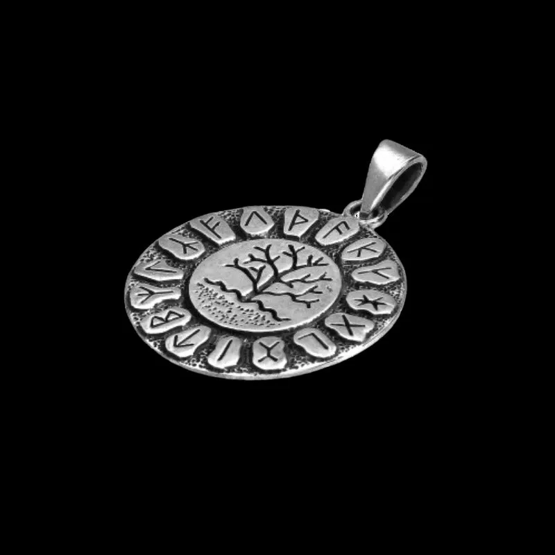Tree of Life Nordic Sterling Silver Pendant