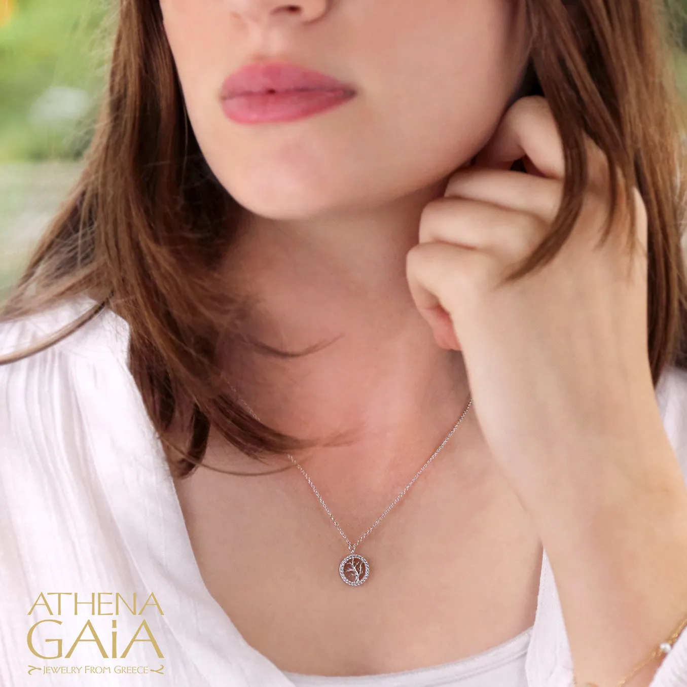 Tree of Life Open Necklace