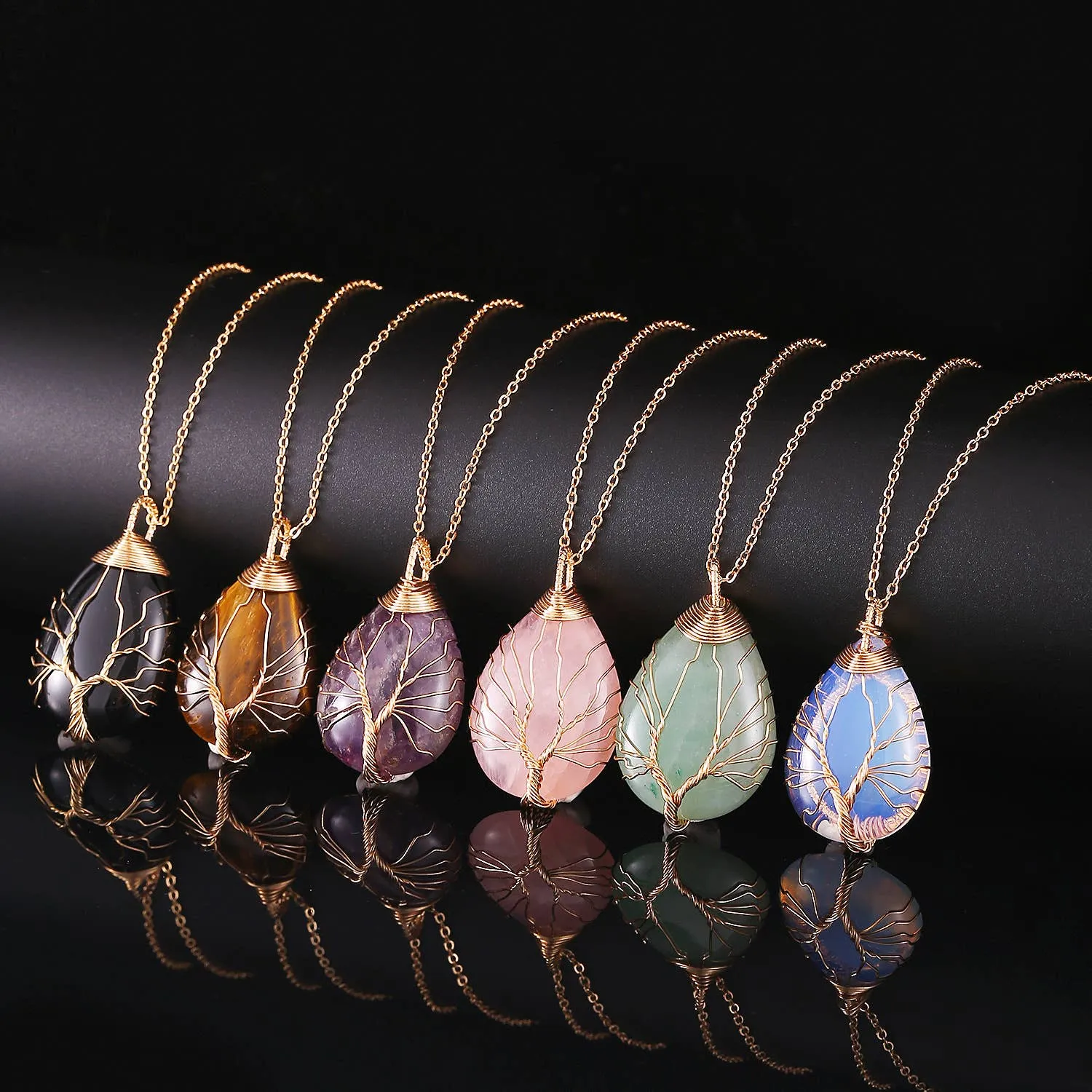 Tree of Life Wire Wrapped Necklace