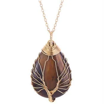 Tree of Life Wire Wrapped Necklace