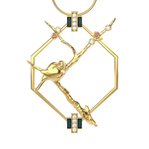 Tucked In Pendant GOLD