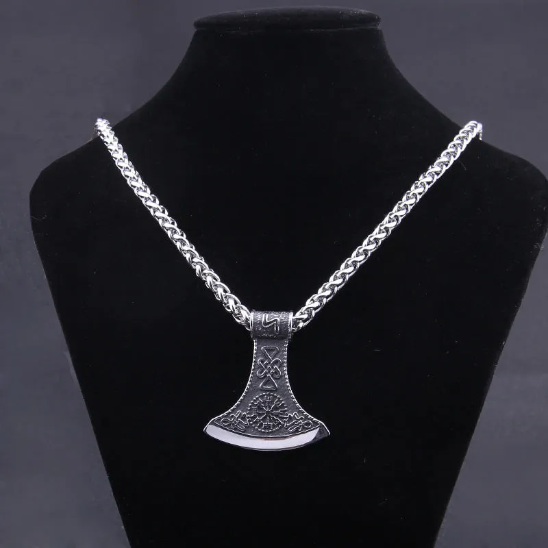 Vegvisir Axe Pendant