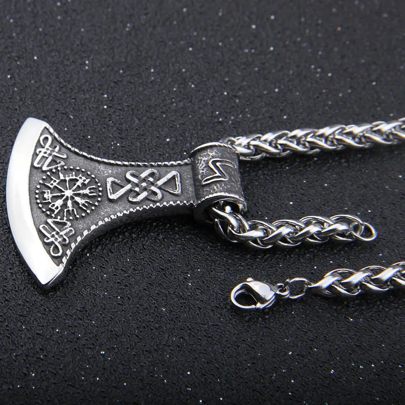 Vegvisir Axe Pendant