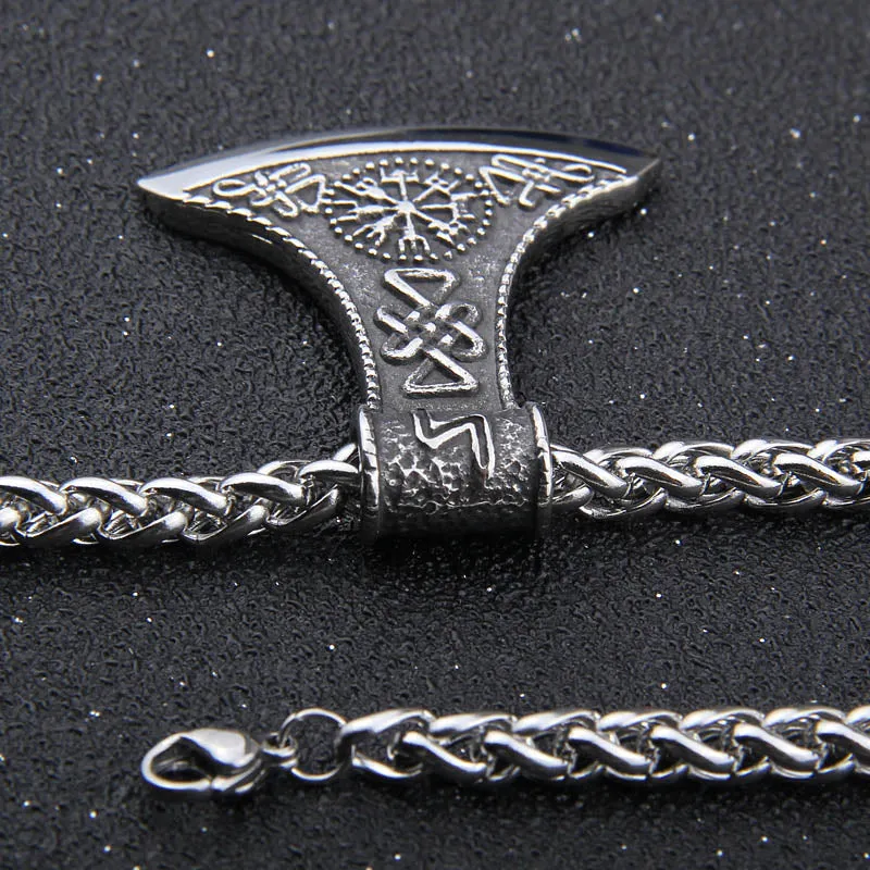 Vegvisir Axe Pendant