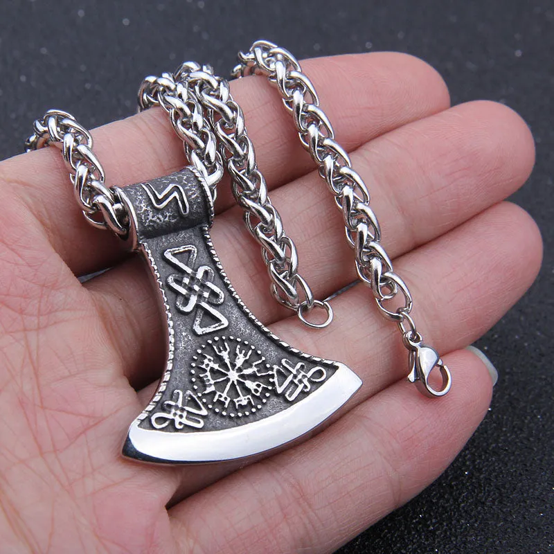 Vegvisir Axe Pendant