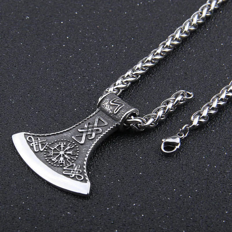 Vegvisir Axe Pendant