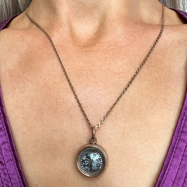 Victorian Compass Pendant